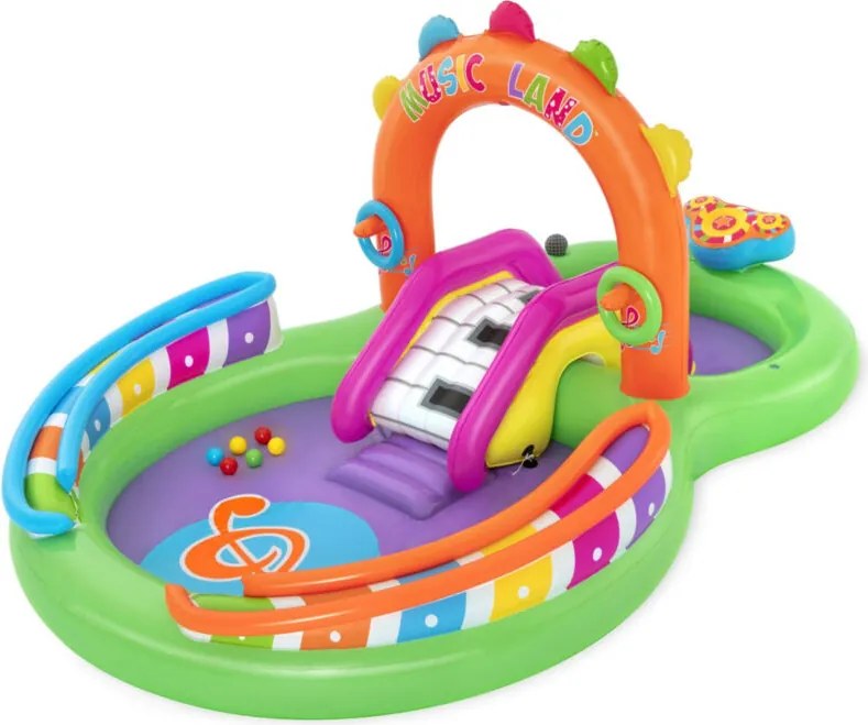 Bestway Piscina Gonfiabile Parco Giochi Musicale 295x190x137 cm +2 Anni Giardino 53117