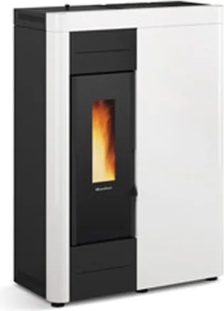 Termostufa a pellet idro Virna 14,5 kW Bianco - Extraflame