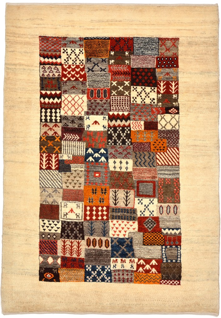 Loribaft Tappeto persiano 110 x 150 (Iran) Annodato A Mano