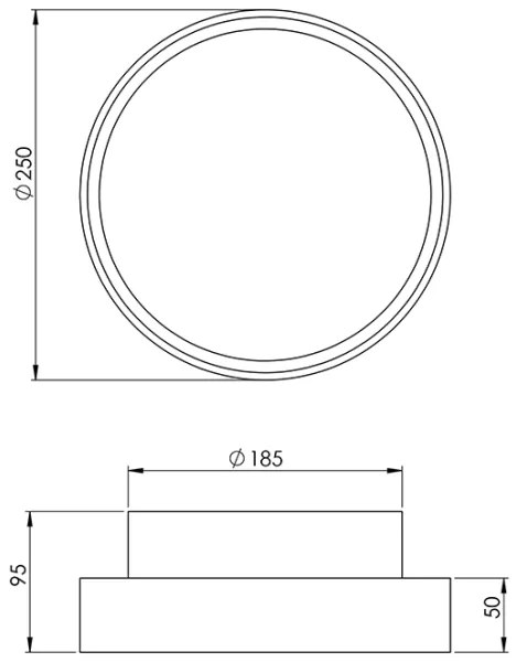 Fabas 3229/61/102 - Lampada tecnica HATTON 1xE27/42W/230V IP65