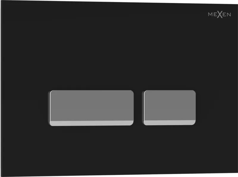 Mexen Tex 07 pulsante di sciacquo, nero - 6107-02
