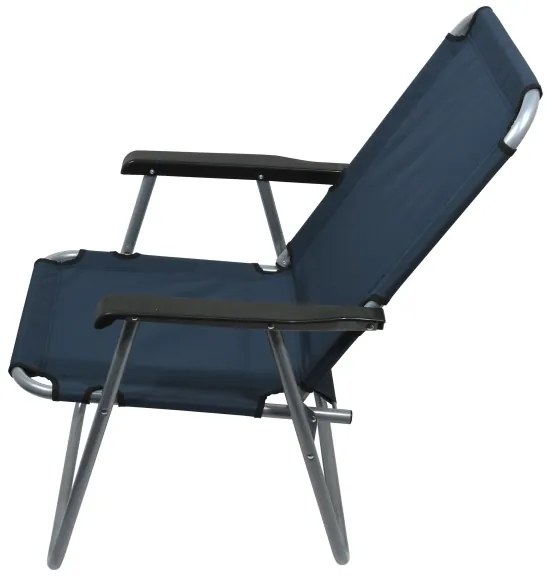 Sedia da campeggio pieghevole blu