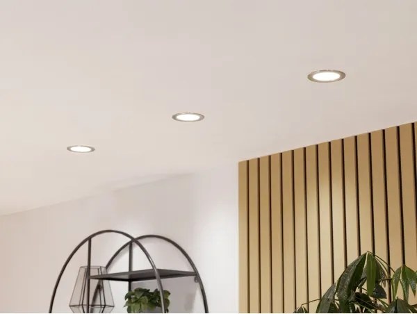 Eglo 901405 - Faretto da incasso LED FUEVA LED/6,3W/230V Ø11,9 cm cromato