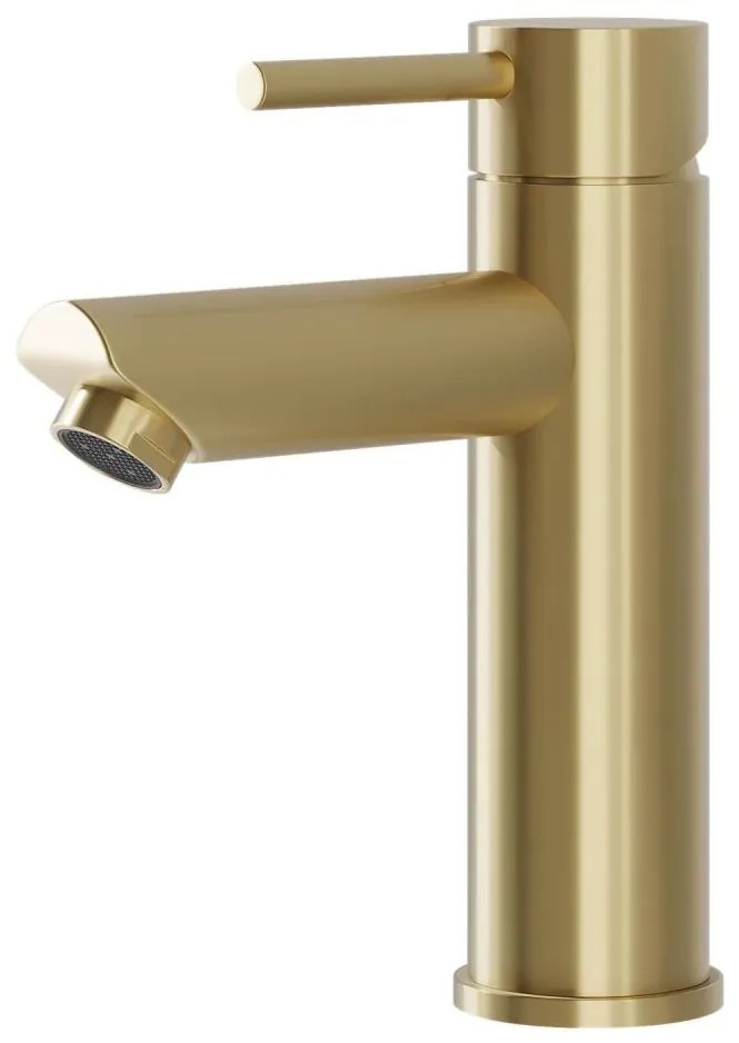 BATH DELUXE 28-017-03-70-02 - Rubinetto del lavandino RINGSTED 17,8 cm pettinato ottone