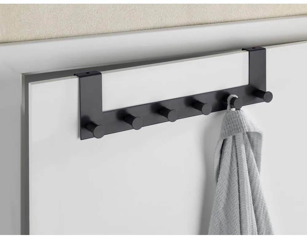 Appendiabiti in metallo nero 39 cm Celano - Wenko