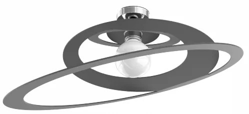 Bungee plafoniera d.70 cm. 1 luce grigio antracite 1197-pl70-ga