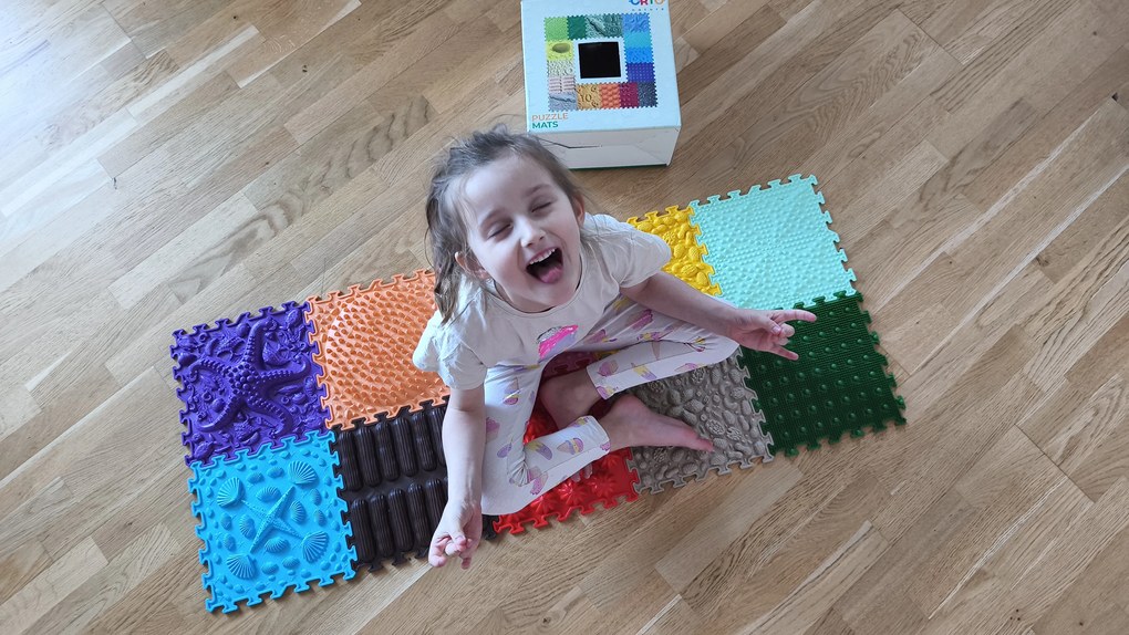 OrtoNature Tappetini ortopedici da massaggio set 12 pezzi - Mix