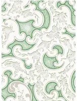 Florale Tapete Volutes von Isidore Leroy - Vert