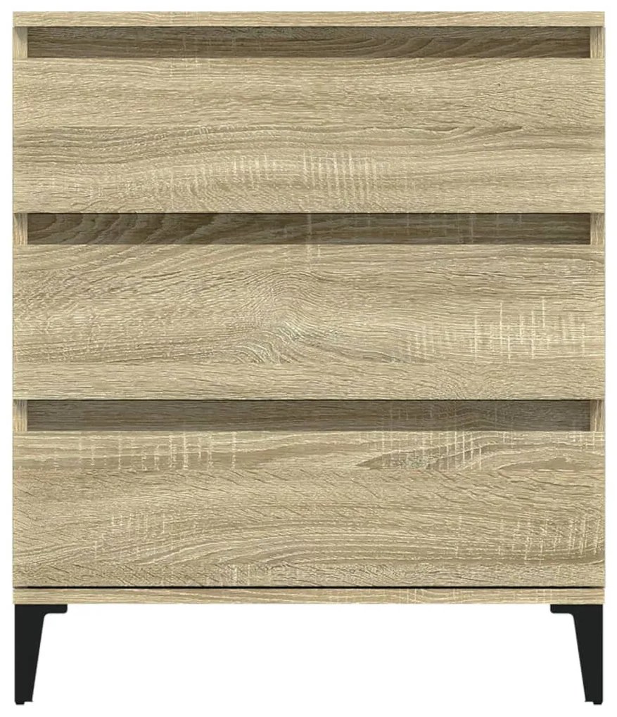 Credenza rovere sonoma 60x35x70 cm in legno multistrato