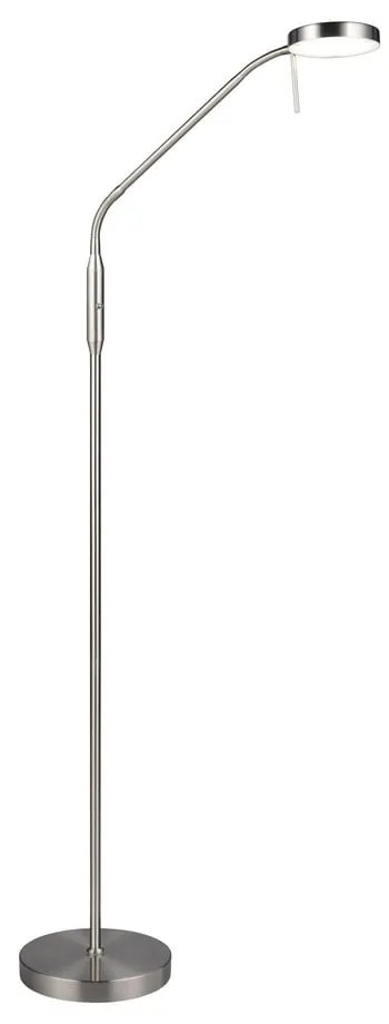 Lampada da terra argentata (altezza totale 160 cm) Moreno – Reality