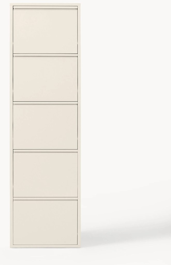 Scarpiera da parete con scomparti a ribalta Caruso