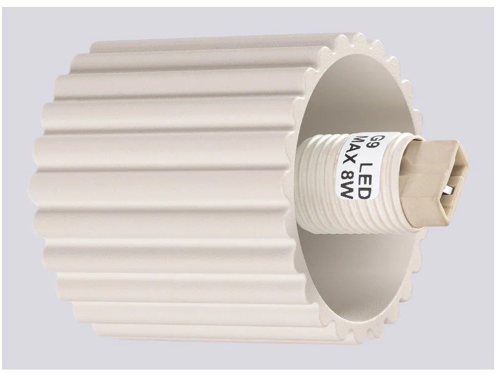 Lampada da parete color crema ø 12 cm Orbital – Sollux