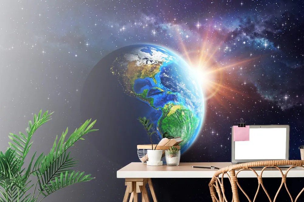 Carta da parati – Pianeta Terra blu