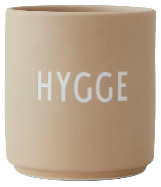 Tazza in porcellana beige 300 ml Hygge - Design Letters