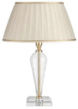 Lampada da tavolo RAVEL 32x46 cm in vetro lavorato a mano Oro