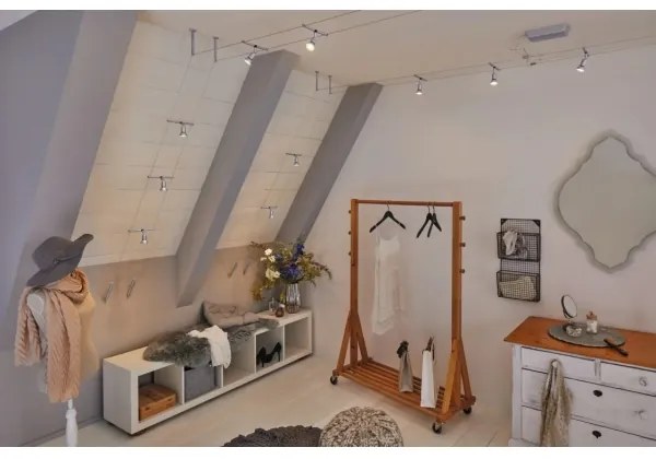 Paulmann 94442 - SET 5xGU5,3/10W Faretto SALT 230V cromo opaco