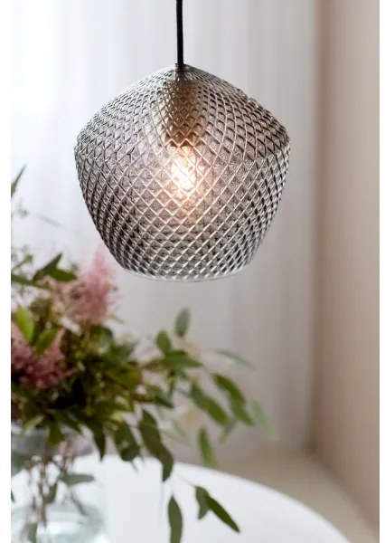 Nordlux - Lampadario a sospensione con filo ORBIFORM 1xE27/40W/230V nero/grigio