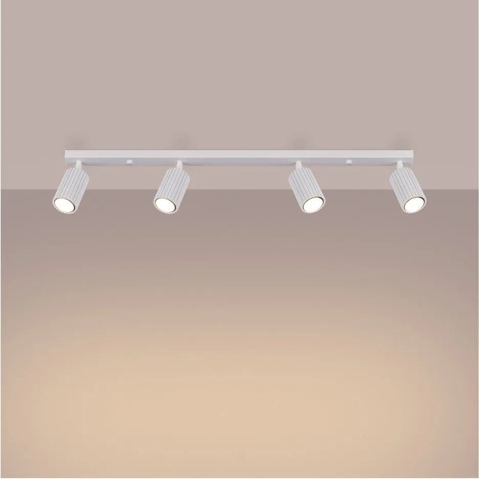 Faretto bianco 6,5x81 cm Gleam – Sollux