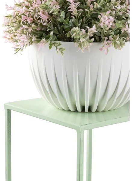 Portafiori 100x24 cm luce verde