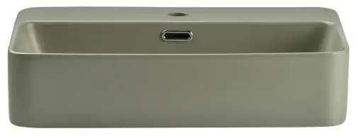 COMAD TRUST 2 OLIVER GREEN (E-6282) - Lavabo da appoggio TRUST 55x38 cm verde