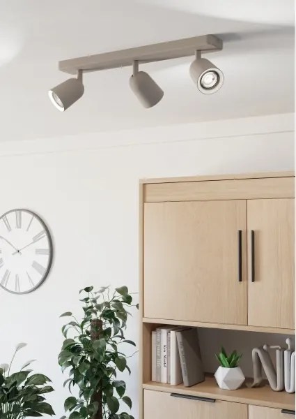 Eglo 902345 - Faretto CAMALDOLI 3xGU10/10W/230V beige