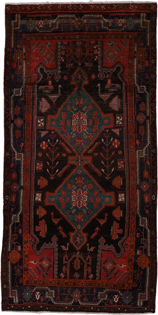 Bidjar Tappeto 170 x 340 (Iran) Annodato A Mano