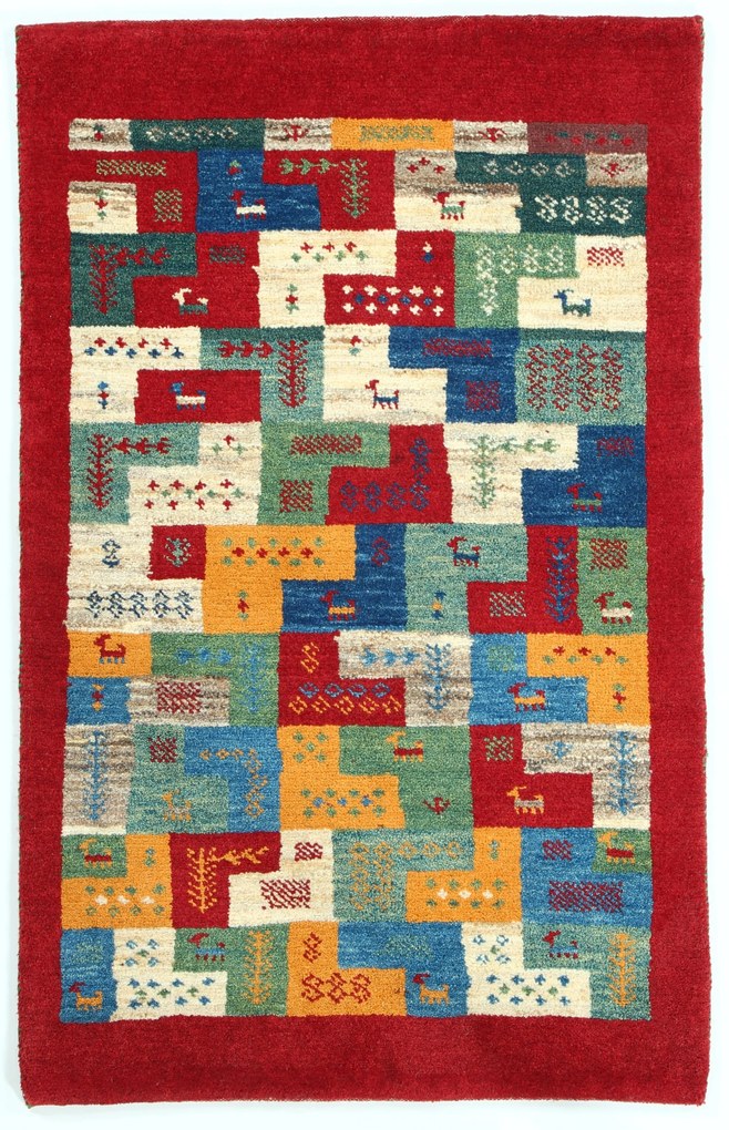 Rizbaft Tappeto persiano 80x130 (Iran) Annodato A Mano