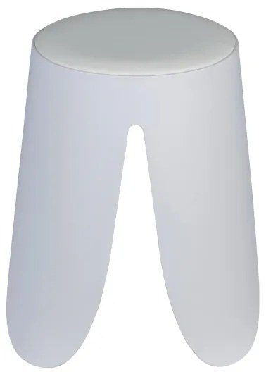 WENKO 26086100 - Sgabello COMISO 44,5x46 cm bianco