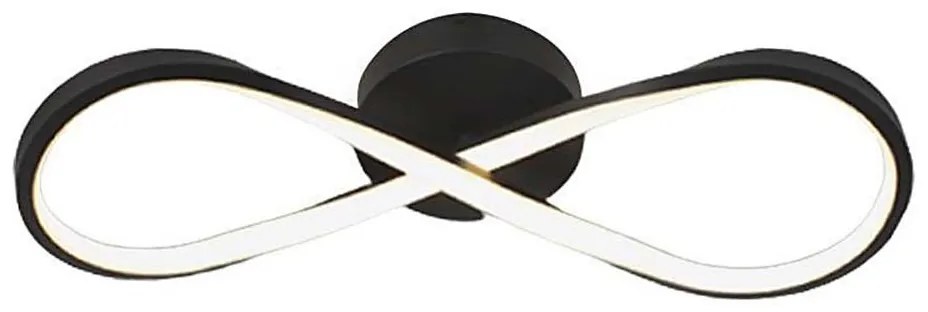 Plafoniera LED LED/24W/230V 3000K nero