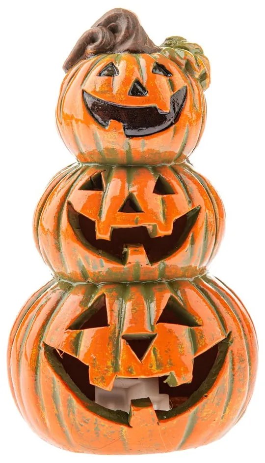 Statuetta in ceramica (altezza totale 15 cm) Pumpkin – Dakls