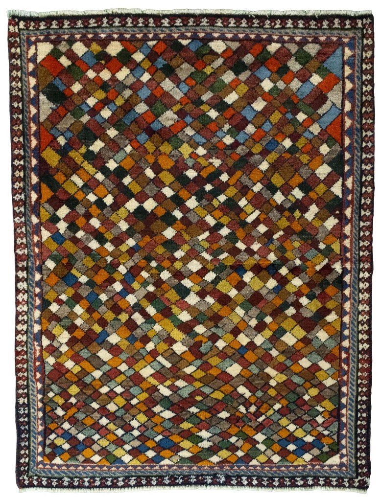 Gabbeh Tappeto persiano 100 x 130 (Iran) Annodato A Mano