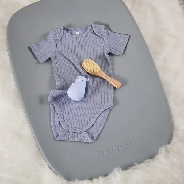 Nattou - Tappetino per il cambio SOFTY 50x70 cm grigio