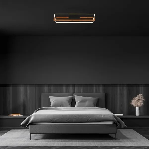 Briloner 3777-015 - Plafoniera LED FRAME LED/21W/230V 3000K nera