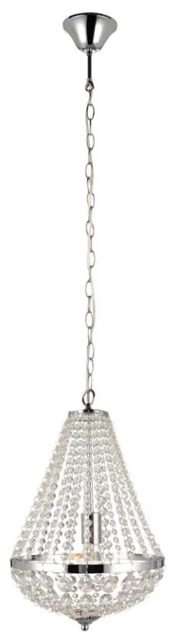 Markslöjd 104889 - Lampadario di cristallo su catena GRÄNSÖ 1xE27/60W/230V