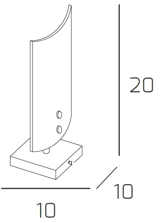 Abatjour Moderno Tray Metallo Bianco Vetro Foglia Argento 1 Luce G9