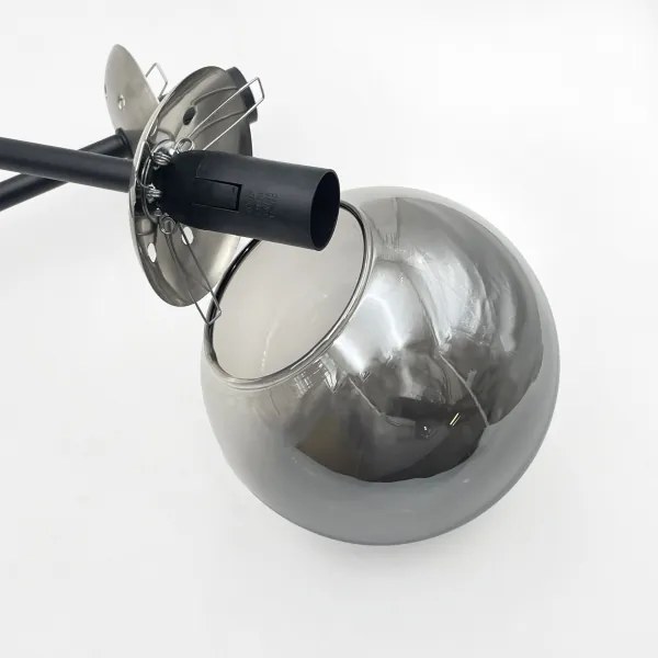 Brilagi - Plafoniera MALIVA 4xE14/15W/230V cromo opaco/fumé