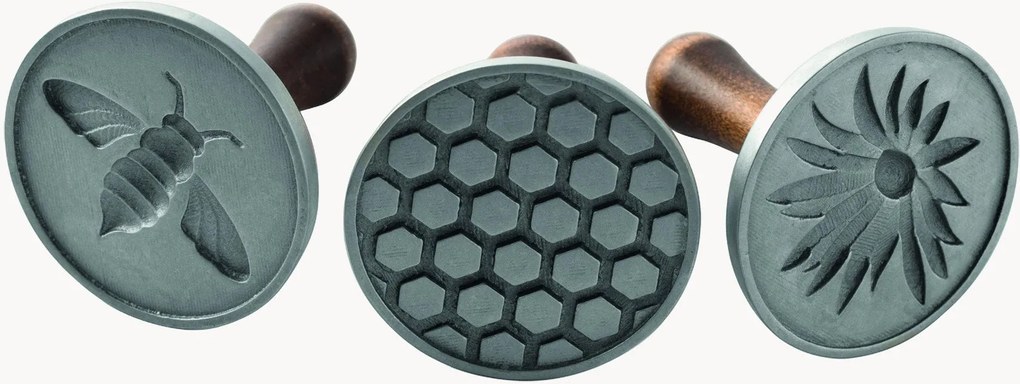 Set di 3 timbri per biscotti Honeybee