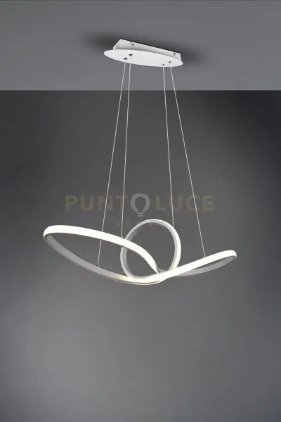 Sansa sospensione led 28w 3300lm, 4000k infinito bianca dimmerabile...