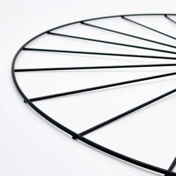 Applique MONTANA 1xE27/15W/230V diametro 45 cm nero