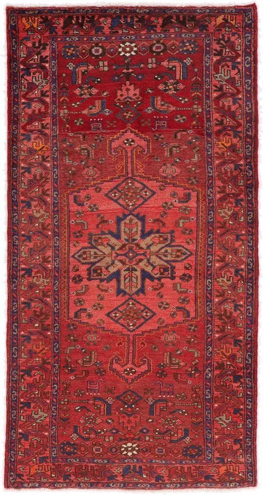Hamedan Tappeto persiano 210 x 110 (Iran) Annodato A Mano