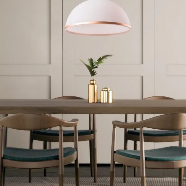 Brilagi - Lampadario a sospensione con supporto rigido LED ANTICO 1xE27/60W/230V patina di bronzo