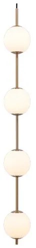 Audrey 4 Lampada a Sospensione Brass/White Opal - UMAGE