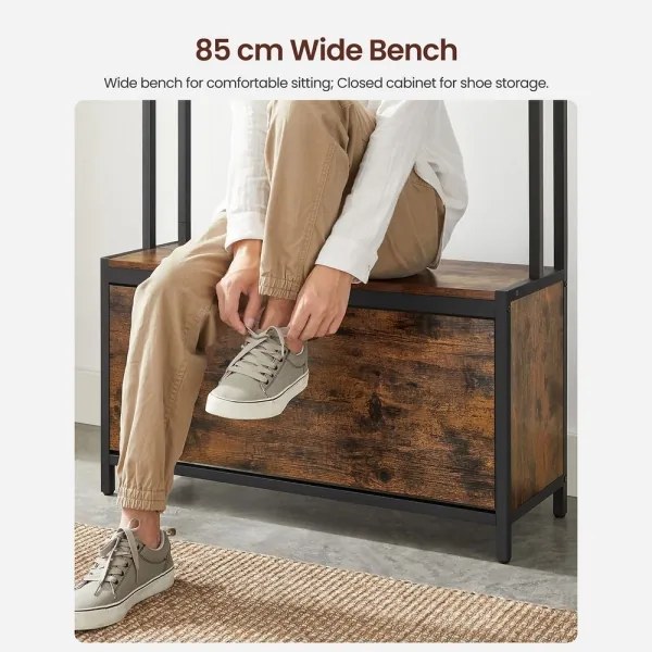 Appendiabiti a piantana NAVOR marrone/nero