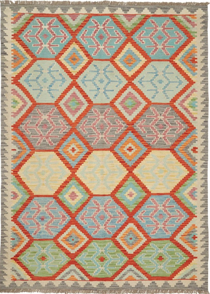 Kilim Tappeto 150 x 200 (Pakistan) Tessuto A Mano