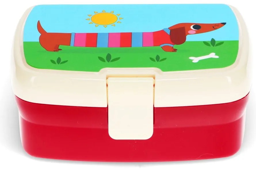 Porta merenda per bambini Sausage Dog - Rex London