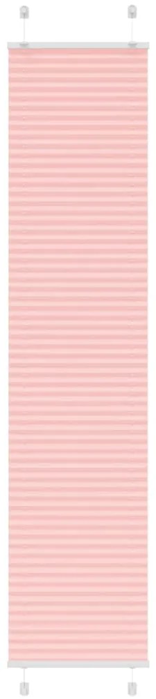 Tenda Plissettata Rosa 40x200 Cm Larghezza Tessuto 39,4 Cm /
