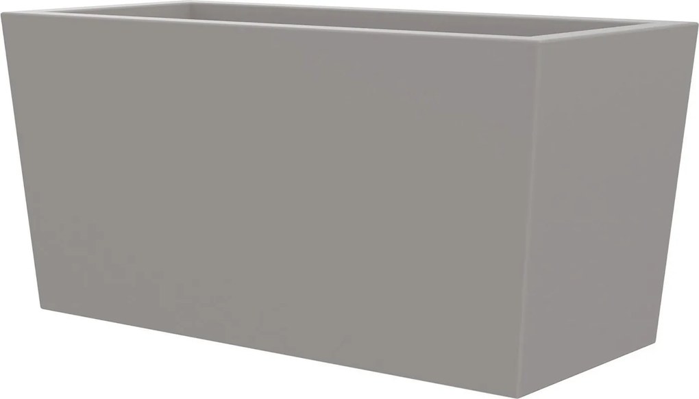 Fioriera MATELICA in polietilene grigio H 61 cm L 100 x P 35 cm