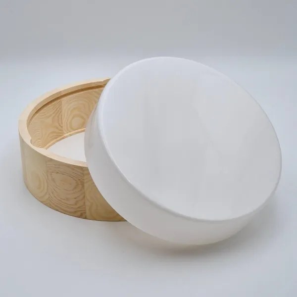 Plafoniera bagno NATURAL 3xE27/15W/230V IP54 pino Ø 37 cm