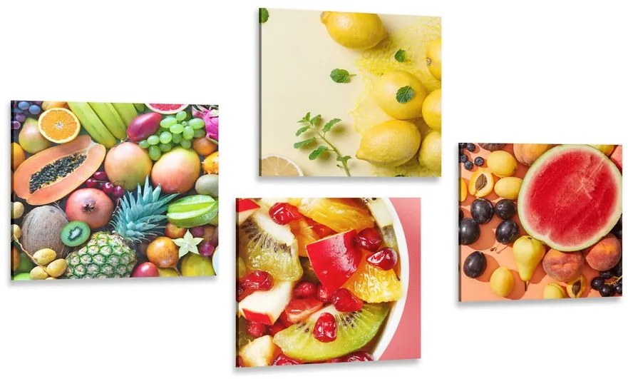 Set di quadri – Frutta succosa