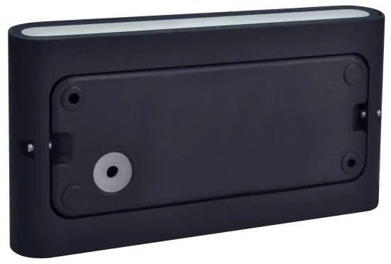 Solight WO800-B- LED Applique da esterno MODENA LED/12W/230V IP54 nero